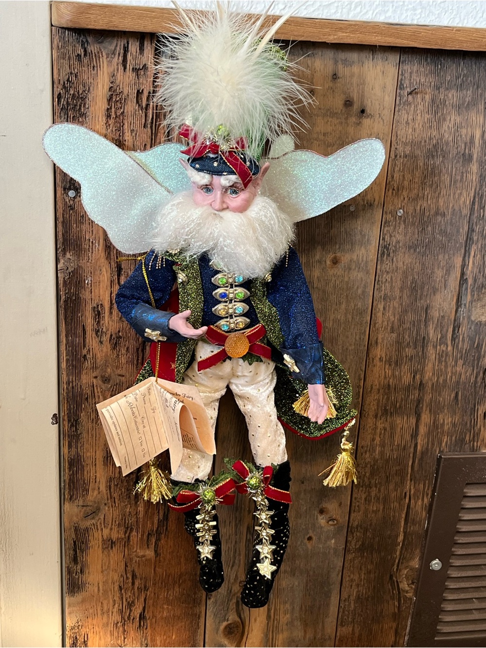 Mark Roberts Fairy - Cream & Blue Decorative Figurine